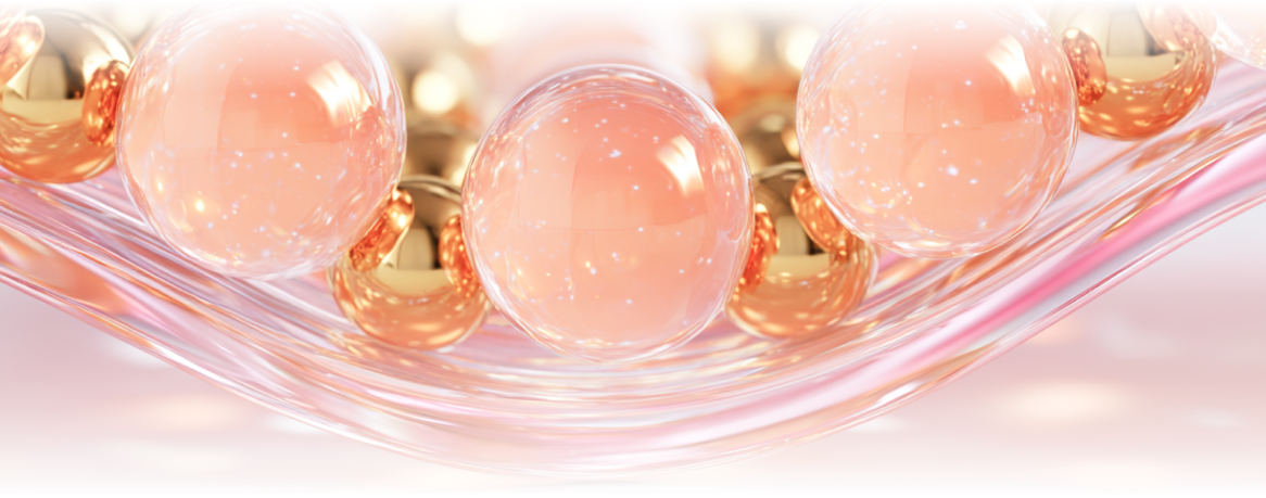 피부 장벽 강화와 재생을 상징적으로 표현한 엑소좀 스킨부스터 시술 콘셉트 이미지