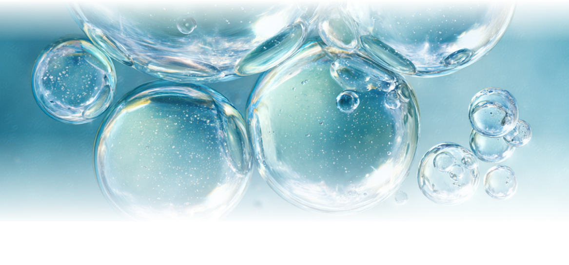 고밀도 초음파 에너지가 피부 속 수분과 진정 효과를 전달하는 LDM 피부관리 시술 콘셉트 이미지