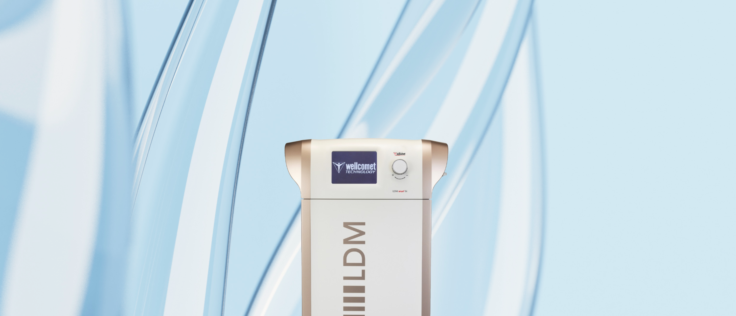 강남 피부관리 클리닉 UH CELL LDM 고밀도 초음파 피부관리 시술 콘셉트를 표현한 그래픽 배너 이미지