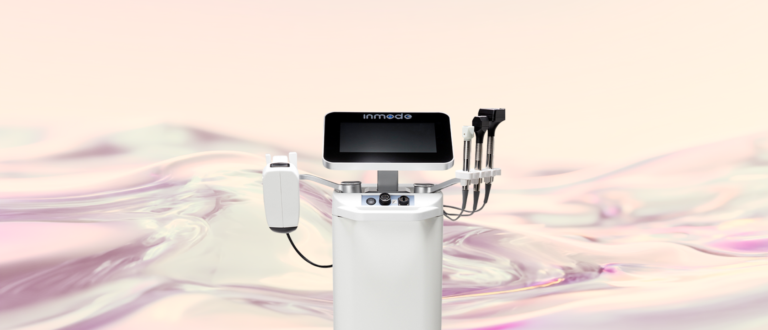 강남 피부관리 클리닉 UH CELL 바디 인모드 고주파 바디 리프팅 시술 콘셉트를 표현한 그래픽 배너 이미지