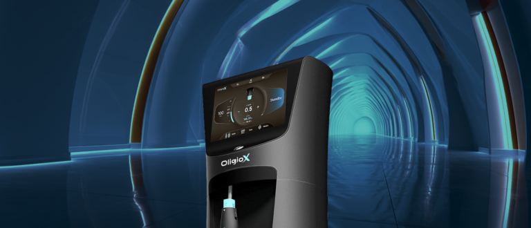 강남 피부관리 클리닉 UH CELL 올리지오X 고주파 리프팅 시술 콘셉트를 표현한 그래픽 배너 이미지