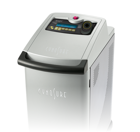 아포지 플러스 레이저 제모 장비 본체를 보여주는 장비 비주얼 이미지