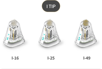 圖片展示了Potenza侵入性注射針頭的類型，包括多針針頭和單針針頭－I型針頭