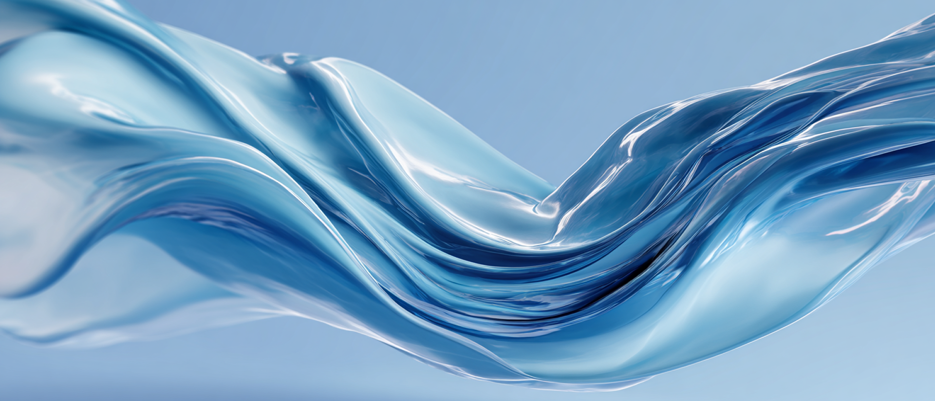 스킨바이브 히알루론산 수분층을 시각화한 물결 그래픽 이미지