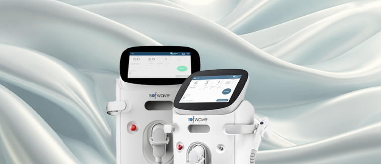 소프웨이브 리프팅 장비와 프리미엄 초음파 리프팅 이미지