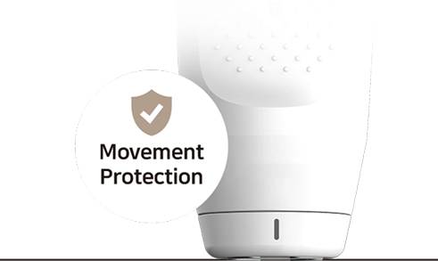 이동 감지 센서로 화상 위험을 줄이는 브이로 안전 시스템 설명 이미지