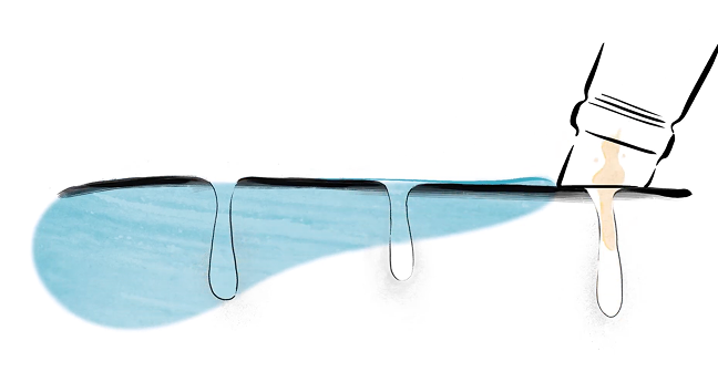 진공 흡입으로 모공 속 노폐물을 제거하며 수분을 공급하는 2단계 시술 과정 설명 이미지