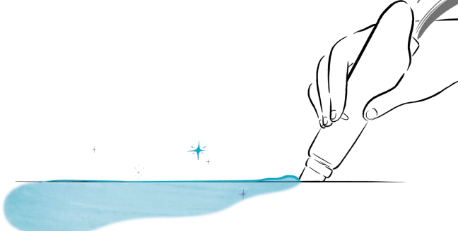 펩타이드와 히알루론산, 비타민을 피부에 주입해 광채를 더하는 3단계 시술 과정 설명 이미지