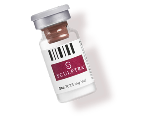 스컬트라 PLLA 성분이 담긴 바이알 제품 이미지