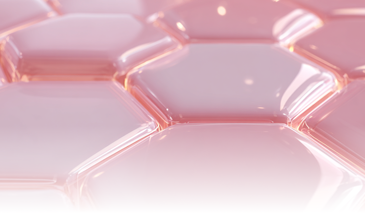 PLLA 입자가 진피층에서 콜라겐 생성 과정을 촉진하는 3D 피부 구조 이미지